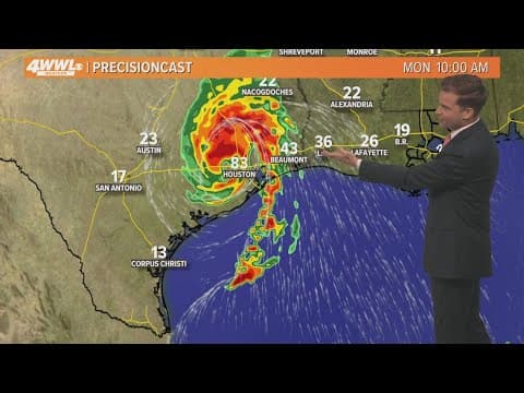 New Orleans Weather: Hot & mostly dry Monday, Tuesday brings tropical downpours