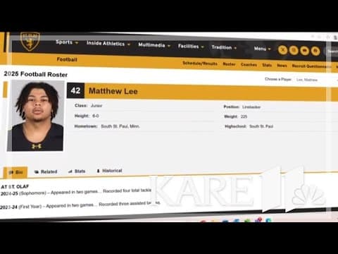 St. Olaf football player killed in South St. Paul shooting