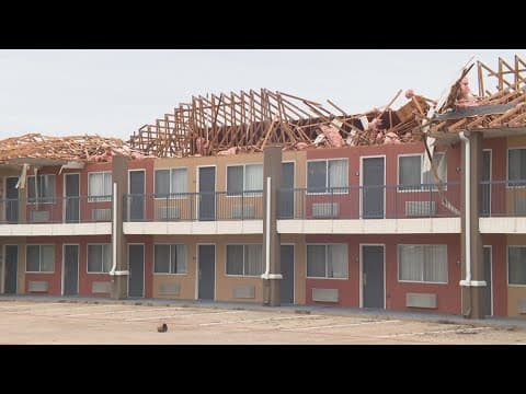 Early morning storm kills one person, destroys several structures