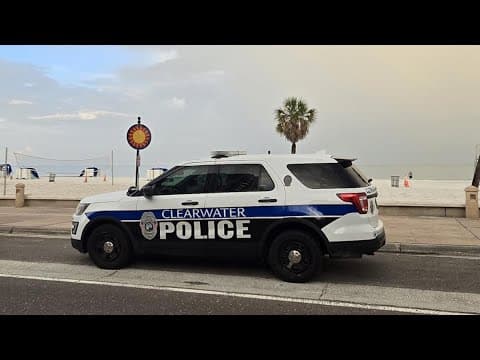 Clearwater Police discuss reported substation shooting