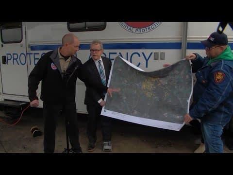 Gov. DeWine provides update on remedial work in East Palestine