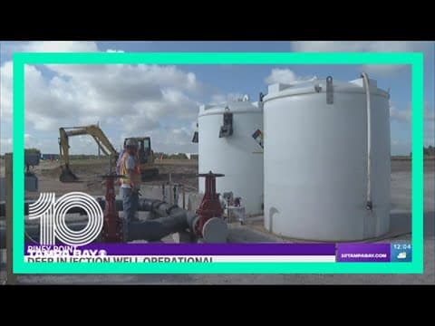 Piney Point deep injection well begins; goal to help prevent future spills