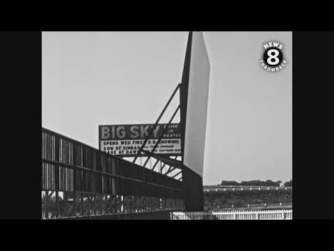Big Sky Drive-In Theater opens in San Diego in 1955