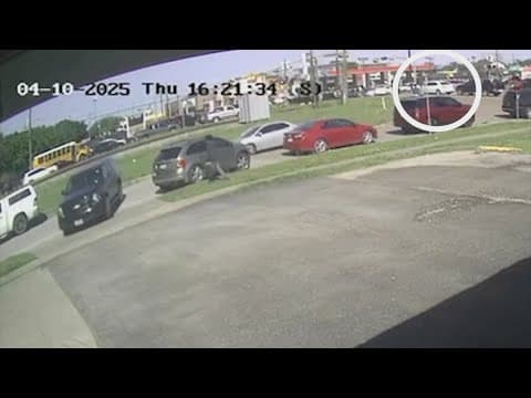 Video: Train crashes into SUV stuck on railroad tracks