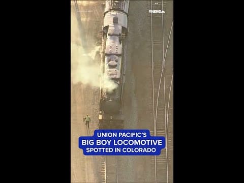 World's largest steam locomotive spotted in Denver