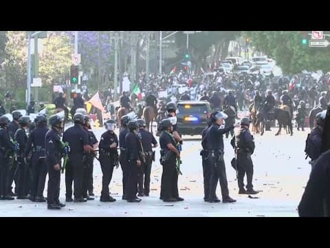 Marines deployed to Los Angeles to respond to immigration protests