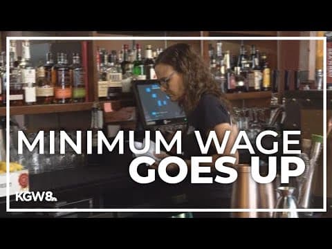Minimum wage rises in Oregon