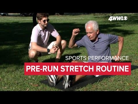 Optimize your run performance with this pre-exercise stretch routine
