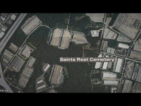 Police investigate after someone set fire to a cemetery sign in Hanover