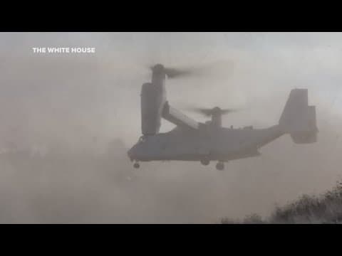 U.S. troops arrive at southern border