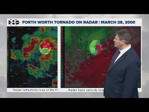DFW Weather | A look at the Fort Worth tornado outbreak of 2000 on radar