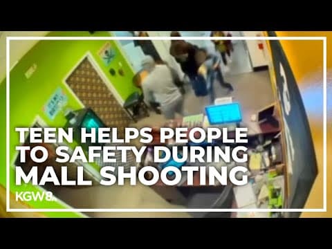 Teen mall worker helps people to safety during Vancouver mall shooting
