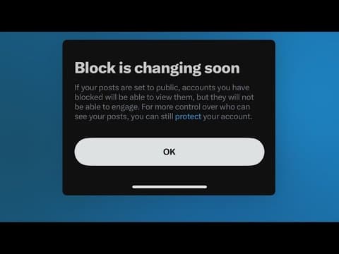 X, formerly known as Twitter, makes changes to block function