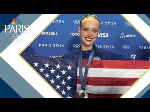 Extended interview: Issaquah artistic swimmer Keana Hunter talks Paris Olympics, winning silver