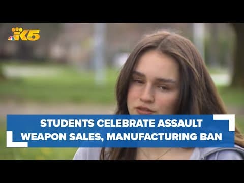 Seattle Student Union celebrates impending ban on sale, manufacture of assault weapons
