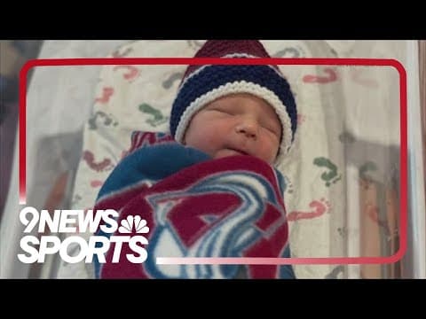 Newborns show support for Avalanche, Nuggets in playoffs