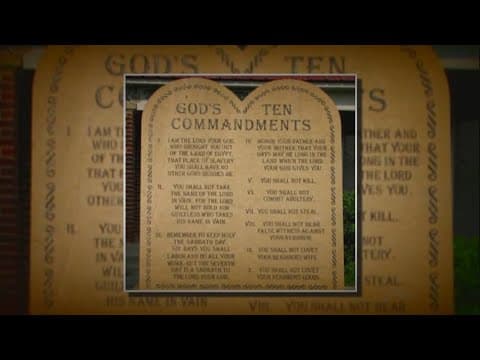 Law remains on hold following Ten Commandments law hearing
