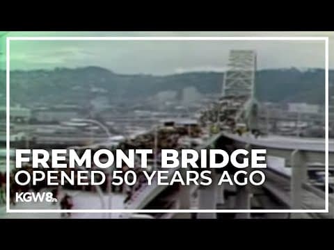 Portland's Fremont Bridge opened 50 years ago