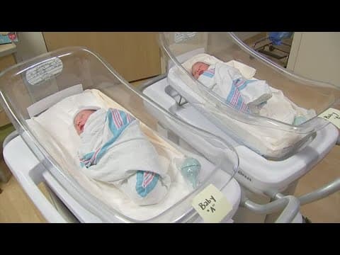 Couple welcomes twins born 2023 and 2024