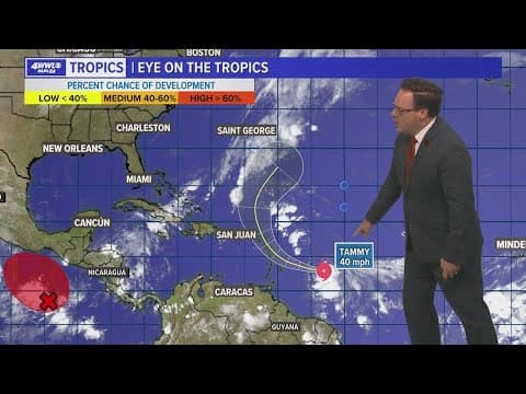 Wednesday night tropical update: Watching Tammy in the Atlantic