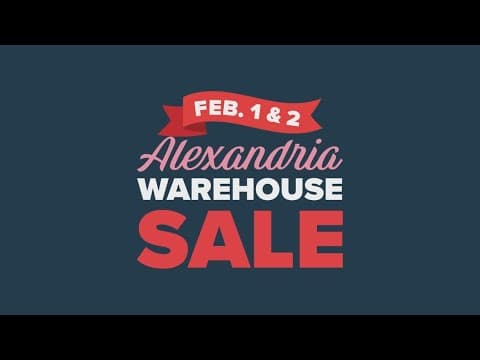 Sneak peek of the 21st Annual Alexandria Warehouse Sale