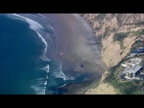 First responders called to rescue man who allegedly fell more than 50 feet off Torrey Pines cliff