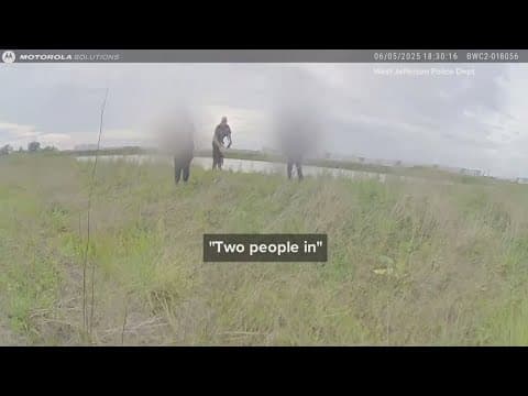 3-year-old child, adult dead after vehicle went into West Jefferson retention pond