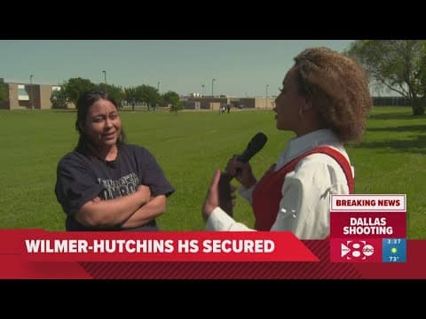 Mother reunited with daughter after Wilmer-Hutchins High School shooting