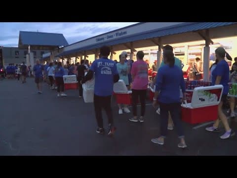 Ocean Springs voluteers pack care packages for Helene victims