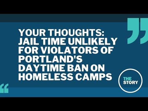 The Story viewers respond to DA Mike Schmidt's statements on daytime camping ban