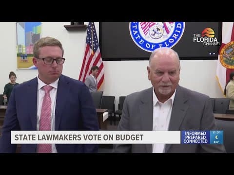 Florida lawmakers set to pass final budget Monday night