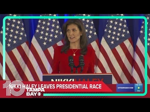 Nikki Haley leaves presidential race