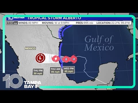 Tracking the Tropics: 1st named tropical storm forms