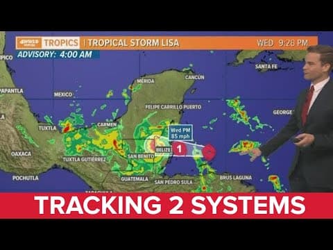 Wednesday morning tropical update: Updating Hurricanes Lisa and Martin