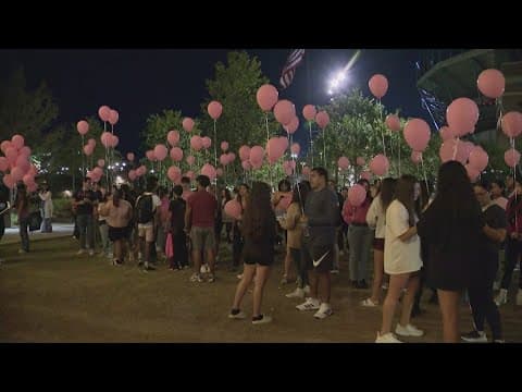 Vigil held at Texas A&M for freshman who died after falling from balcony