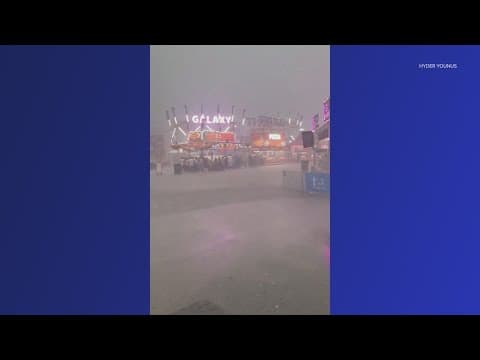 RodeoHouston shuts down carnival for more than an hour due to severe weather