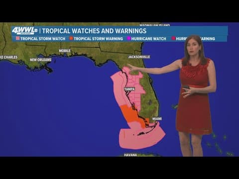 Friday 10PM Tropical Update: Tropical storm likely to become Debby, impacts to Florida expected