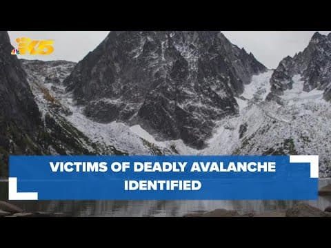 Colchuck Peak avalanche victims identified, recovery efforts will depend on conditions