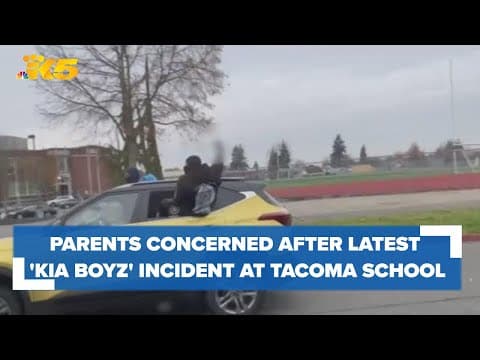 Safety concerns at Tacoma middle school continue after latest 'Kia Boyz' incident