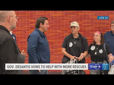 Gov. Ron DeSantis vows for more rescue flights to Israel