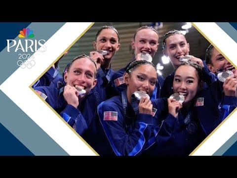 Two Washington locals help USA win first artistic swimming team medal in 20 years