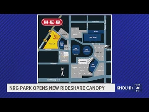 NRG Park opens new rideshare canopy