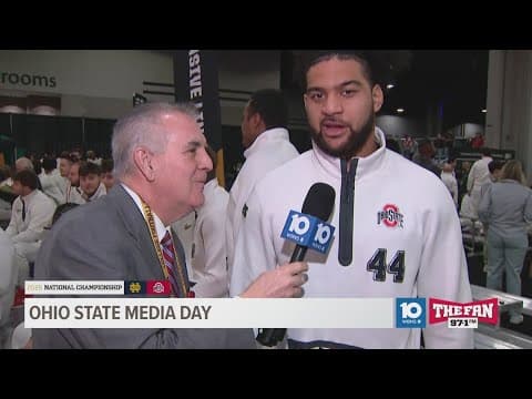 Ohio State Media Day at national championship in Atlanta