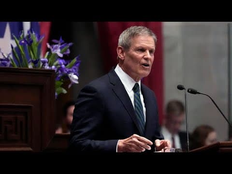 Watch Live: Gov. Bill Lee provides update from Clarksville on storm damages in West Tennessee