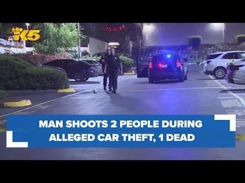 Man shoots 2 people allegedly trying to steal truck in Lynnwood; 1 dead