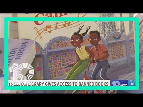 'Freedom Library' gives access to banned books in Florida schools