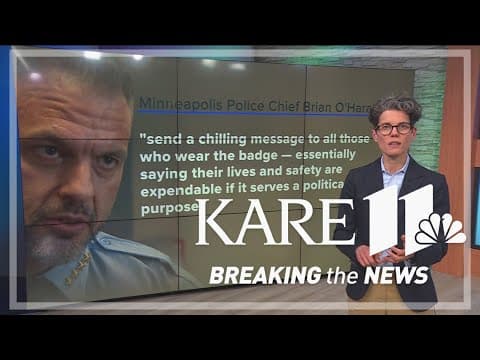 Minneapolis Police Chief Brian O’Hara speaks about Jan. 6 pardons