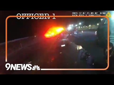 Body Camera: DUI driver barrels into first responders investigating crash