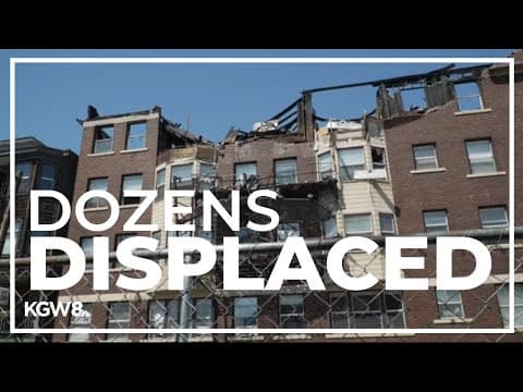 Fire at SW Portland apartment complex a blow to city's affordable housing options