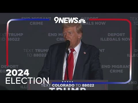 At Aurora rally, Trump repeats false claim that gang has better firepower than US military